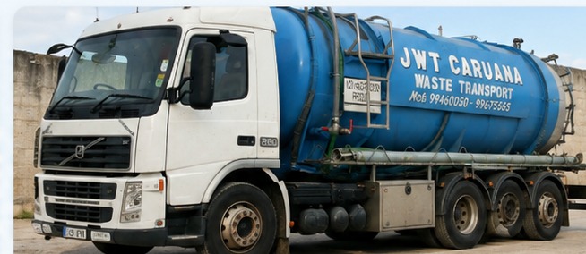 JWT Caruana sewage transportation tanker